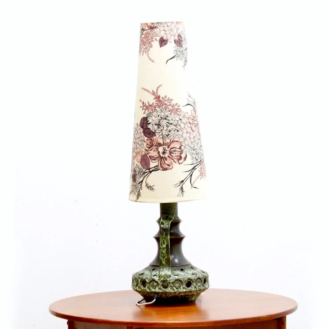 1960s Large Vintage West German Fat Lava Table Lamp | Chairish