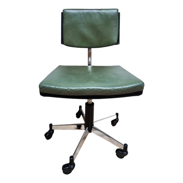 Adjustable Swivel Office Chair from Stoll Giroflex, Switzerland, 1965 For Sale