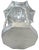 Metal 1980s Large Heavy Cast Aluminum Chinoiserie Pagoda Lantern & Centerpiece With Hanging Fish, 17" For Sale - Image 7 of 9
