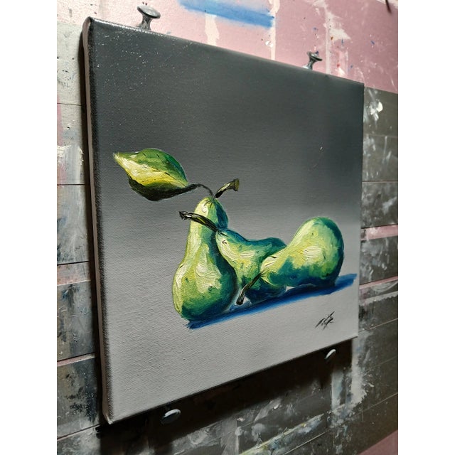 Modern "Pears" Modern Original Painting For Sale - Image 3 of 3