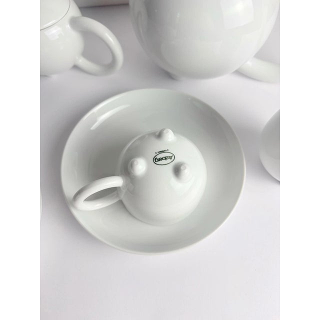 Vintage Coffee and Tea Set by Matteo Thun for Arzberg, 1989, Set of 7 For Sale - Image 4 of 10