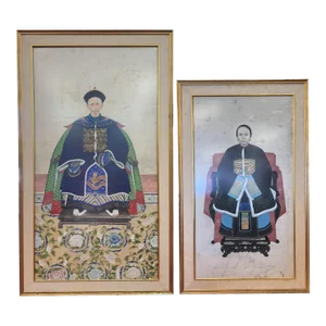 19th Century Ancestor Portraits of a Noble Couple