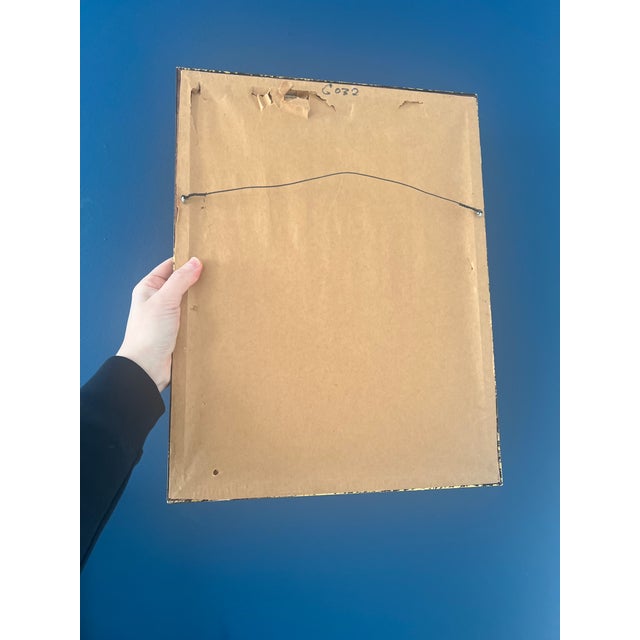 Rare 1950's Framed Cut Postal Stamps on Silk For Sale - Image 4 of 12