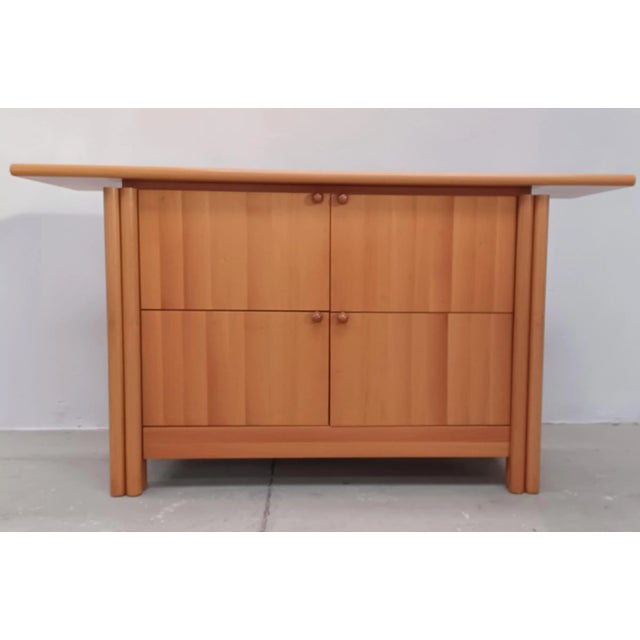Vintage Sideboard in the style of Carlo Scarpa, 1982 For Sale - Image 11 of 11