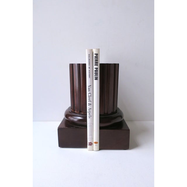 Pedestal Column Bookends, Pair For Sale In New York - Image 6 of 10