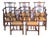 1950s Set of Eight Mahogany Chippendale-Style Armchairs For Sale