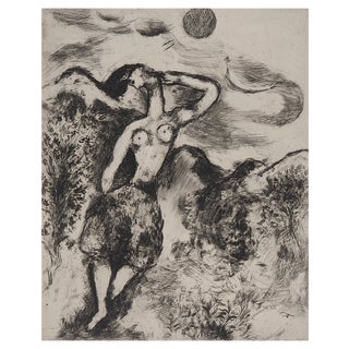 Marc Chagall, The Mouse Transformed Into a Girl, 1952, Original Etching For Sale