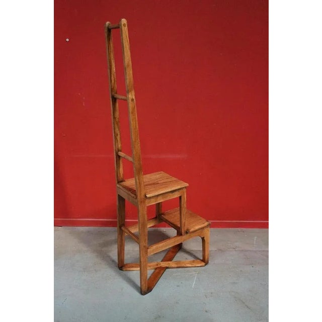 Vintage Library Steps For Sale - Image 3 of 10