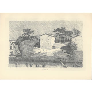 G. Morandi, Campiaro Houses in Grizzana, Paper For Sale