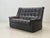Vintage Black Leather Sofa, 1970s For Sale - Image 12 of 15
