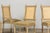 Set of Six Late 19th Century French Louis XVI Style Painted Cane Back Dining Chairs For Sale - Image 4 of 18