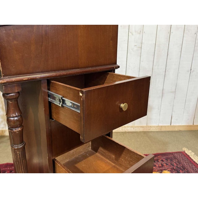 English Mahogany Music Stand, 1950s For Sale - Image 5 of 14