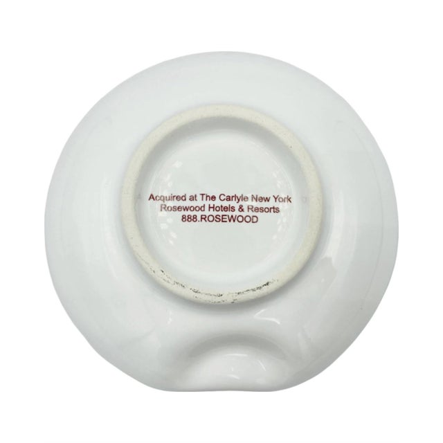 Mid-Century Modern Vintage Bemelmans Bar the Carlyle Hotel Nyc Ashtray For Sale - Image 3 of 12