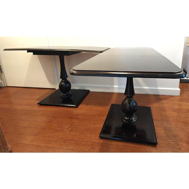 American Thomas O'Brien Davis Mahogany Drop Leaf Side Tables - A Pair For Sale - Image 3 of 11