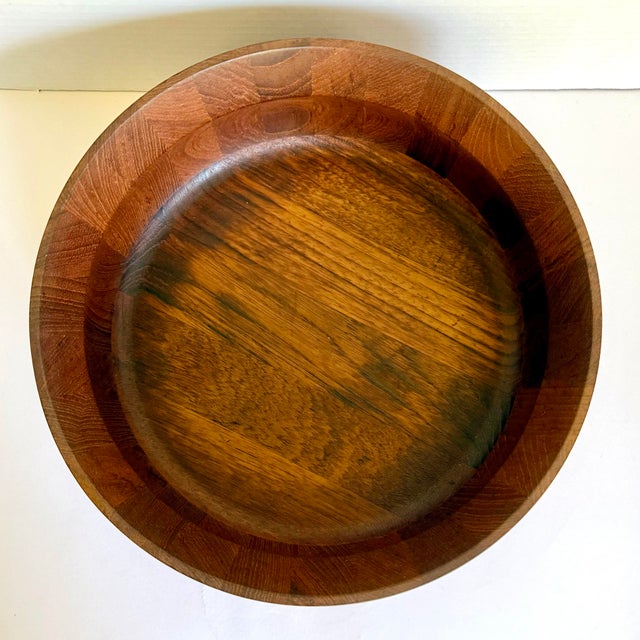 1970s Jens Quistgaard for Dansk Sculptural Teak Serving Bowl For Sale In Los Angeles - Image 6 of 10
