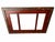 Late 20th Century Heavy Metal Three-Opening Canvas Frame With Burgundy and Bronze-Tone Finish For Sale - Image 5 of 9