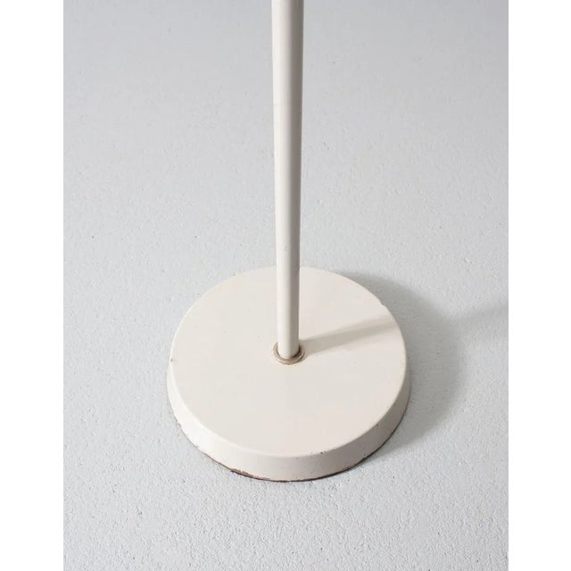 Floor lamp attributed to H Fillekes for Artiforte 1950s. Very unusual ball joint, to clap sideways, also adjustable in...