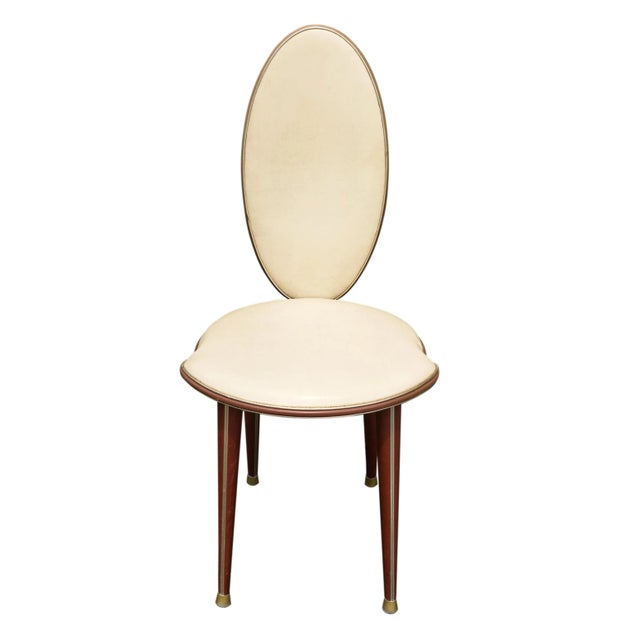 Metal Mid-Century Modern Dining Table & Six Chairs by Umberto Mascagni, Italian, 1950 For Sale - Image 7 of 13