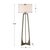 Three hammered cast iron legs join to form a tripod base. The hammered texture body and finial are finished in antique...