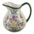 Purple Vintage Beautiful Floral Country Style Pitcher For Sale - Image 8 of 8