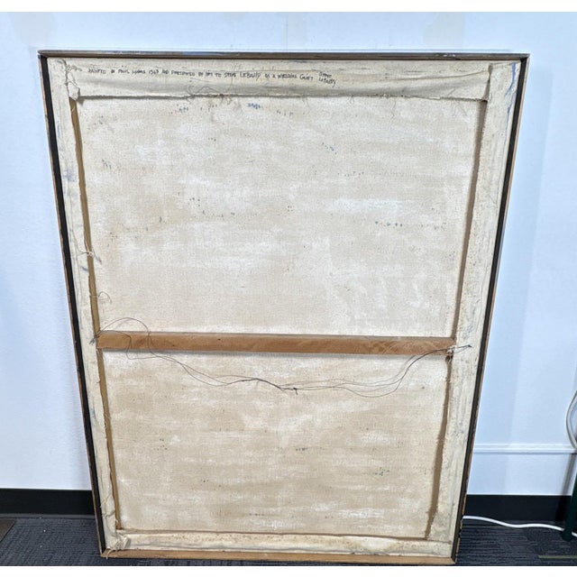 Monumental 1967 Paul Havas Original Oil – "Artist Studio Interior" For Sale - Image 12 of 16