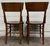 Early 20th Century Antique Solid Oak Bentwood Curved Back Dining Chairs - Pair For Sale - Image 5 of 7