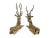 1970s 1970's Resting Brass Reindeer Attrib. Sarreid - a Pair For Sale - Image 5 of 6
