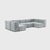 Not Yet Made - Made To Order Flexible U-Sofa from Ambivalenz, Set of 15 For Sale - Image 5 of 5