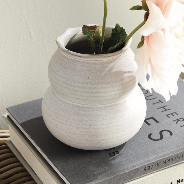 Ceramic Chryssa Vase Small For Sale - Image 7 of 8