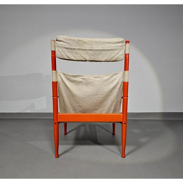 Model 30 Safari Lounge Chair by Erik Worts for Niels Eilersen, Denmark, 1960s For Sale - Image 13 of 18