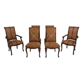 Set of 6 French Louis XV Style Dining Room Chairs For Sale