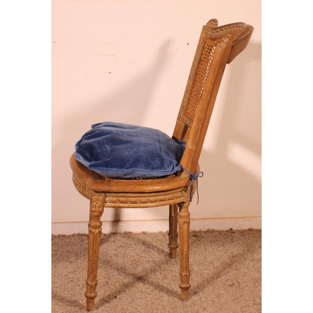 Early 19th Century Directoire Oak Chair For Sale - Image 12 of 14