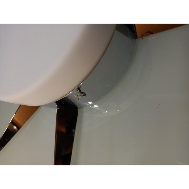 1980s Stella Cometa Wall Sconce in Chrome in the style of Gio Ponti For Sale - Image 5 of 15