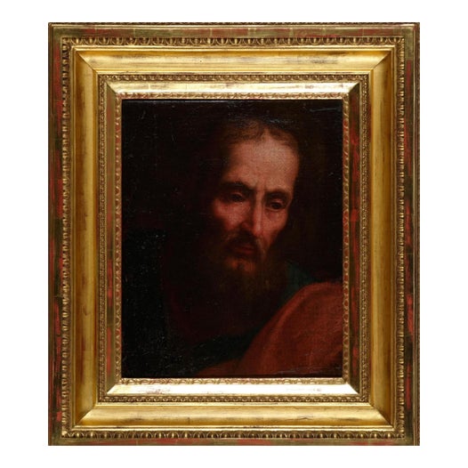 Italian School Artist, Apostle, 1600s, Oil on Canvas, Framed For Sale