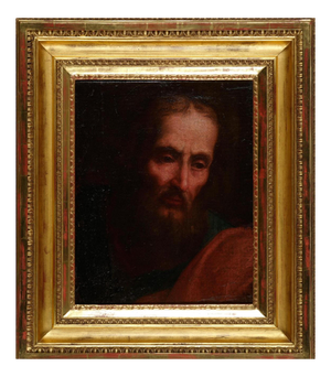 Italian School Artist, Apostle, 1600s, Oil on Canvas, Framed
