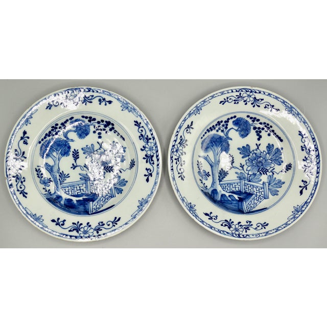 18th-Century Delftware Plates With Maker's Mark, a Pair For Sale - Image 11 of 13