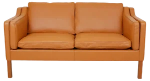 2-Seater Sofa in Whiskey-Colored Nevada Leather by Børge Mogensen for Fredericia
