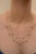 Not Yet Made - Made To Order 18k Solid Gold Emerald & Diamond Double Layered Charm Necklace for Women For Sale - Image 5 of 16