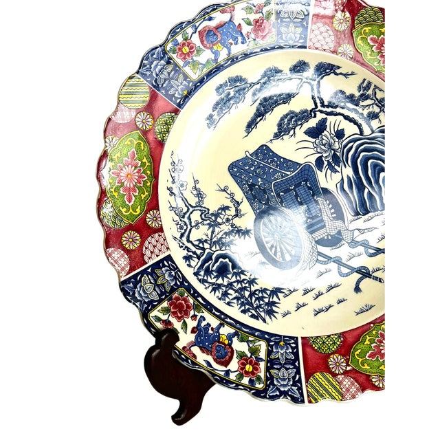 Japanese Early 20th Century Imari Charger For Sale - Image 3 of 10