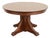 Stickley Brothers Antique Mission Oak Arts & Crafts Pedestal Extension Dining Table, Newly Refinished For Sale