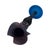 Glass Late 20th Century Art Glass Vase Cobalt Blue & Amethyst Hand Blown Sculptural Glass For Sale - Image 7 of 12