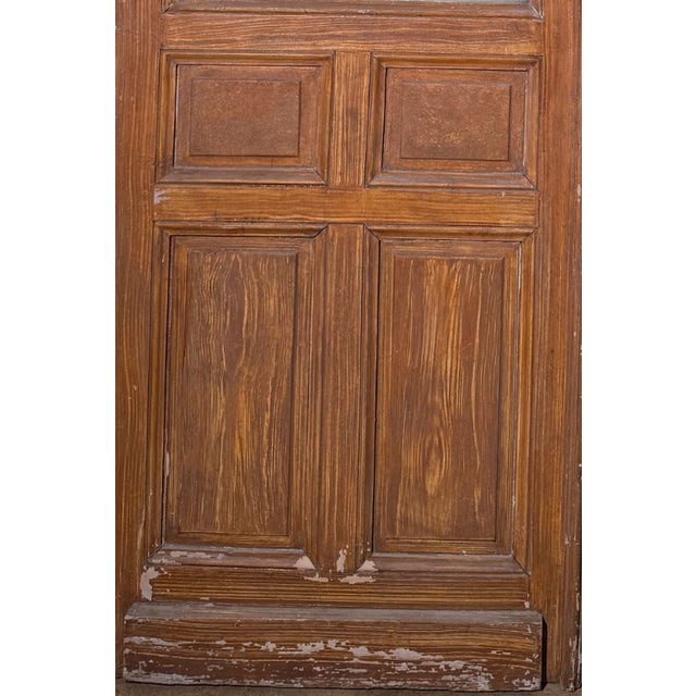 Art Nouveau French 19th Century Etched Glass Doors For Sale - Image 3 of 4