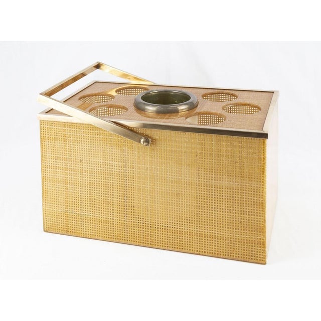 Gold Glacette Ice bucket by Lidian, 1960s For Sale - Image 8 of 12