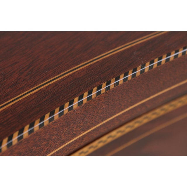 Kittinger Mahogany Federal Style Inlaid Server Sideboard Brandy Board For Sale - Image 13 of 17