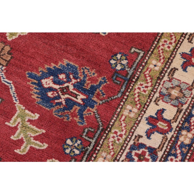 Tribal Kazak Red/Beige Wool Rug - 2'11''x9'6'' For Sale In New York - Image 6 of 10