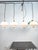 : Beautiful mid century Dutch satin etched opaline pendant lights with brass gallery and finial. Up to 250V (Europe/UK...