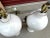 Pair of Urn Style White Glass Table Lamps For Sale In Palm Springs - Image 6 of 7