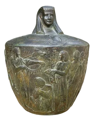 Napoleon III Bronze Canopic Vase