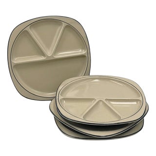 Compartment Plates from Rosenthal Studio-Linie, Germany, 1970s, Set of 4 For Sale