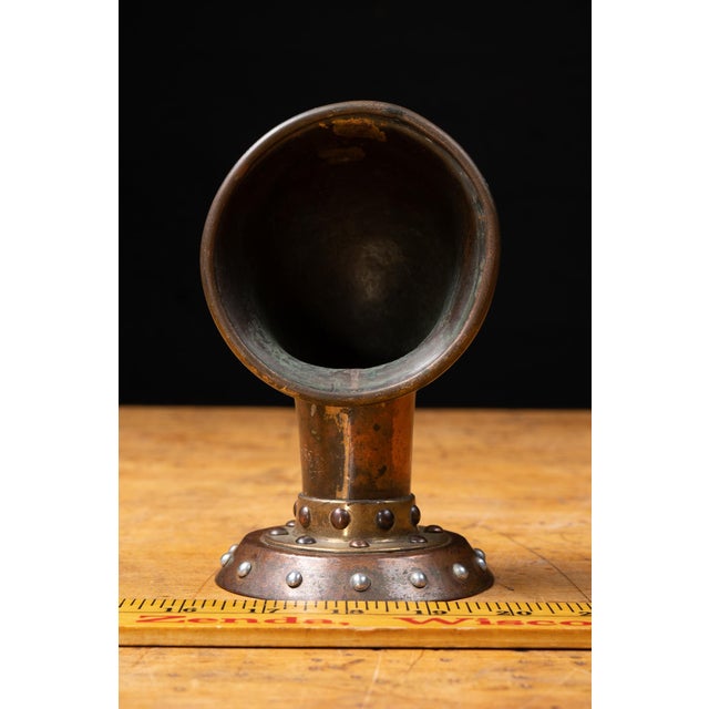 Copper Early 20th Century Copper Marine Cowl Ventilator For Sale - Image 8 of 8